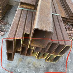 6" X 2" X 1/4" Wall Hot Roll A500 Rectangle Steel Tube