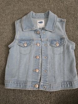 Toddler Girl Denim Vest
