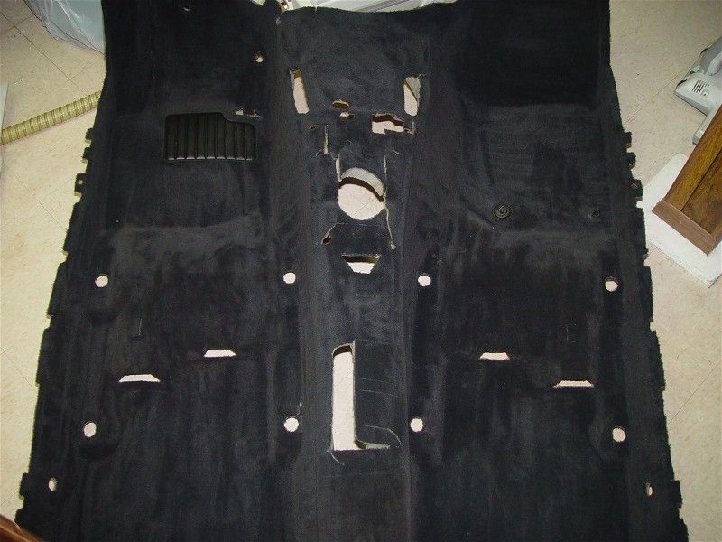 Bmw e36 black convertible carpet