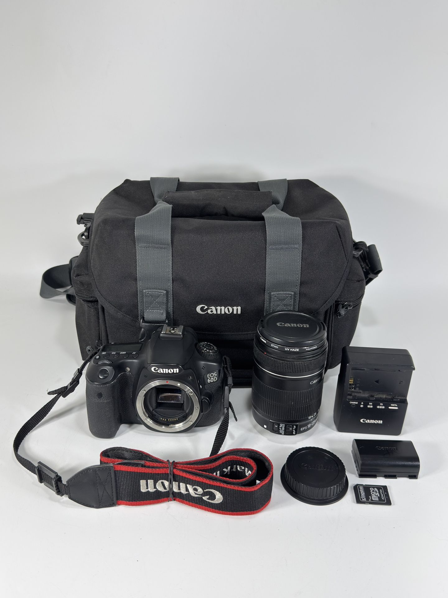 Canon EOS 60D Black 18.0MP Digital SLR Camera with EF-S 18-135mm f/3.5-5.6 IS