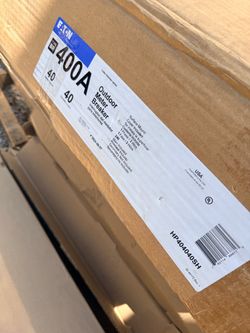 Eaton 400 amp all in one panel 40 space new