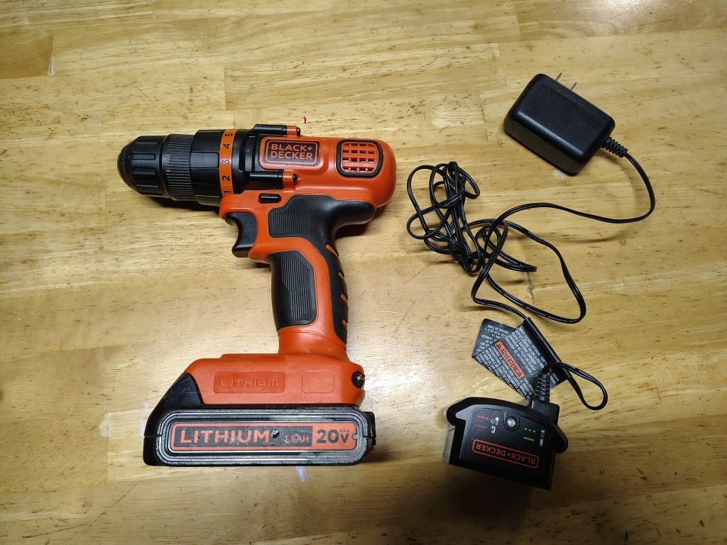 Black & Decker 20V Drill