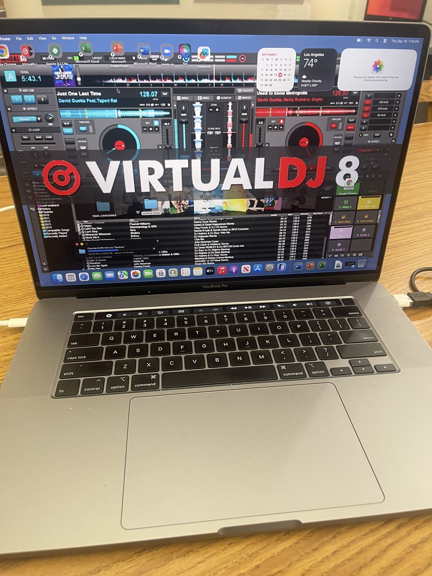 2019 Apple pro iCORE 7 16 ram 500 ssd gigabytes Muy rápida con Programas garantizada cero fallas ✅VIRTUAL DJ 8 ✅SERATO dj lite ✅adobe illustrat
