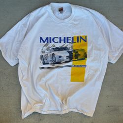Y2K Michelin Racing Graphic Tee