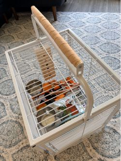 Travel Portable Bird Carrier Cage