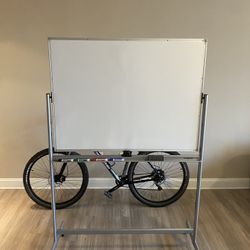 48”x36” 2 Sided Rolling White Board