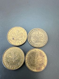 4 of the Germany 5 Pfennig