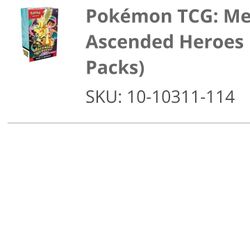 PERORDERS Ascended Heroes Booster Bundle 