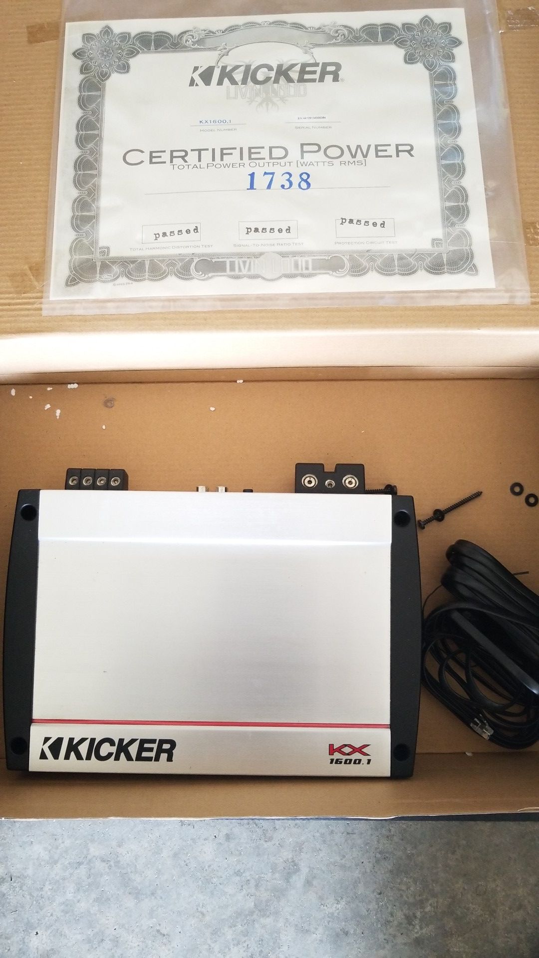 Kicker KX 1600.1
