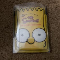SIMPSONS DVD THE COMPLETE TENTH 10TH SEASON BART HEAD FACE BOX SET 2007 COMPLETE