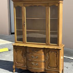 Antique Mid Century- China Cabinet 