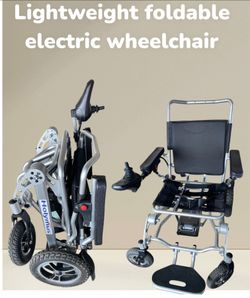 Compact foldable electric chair