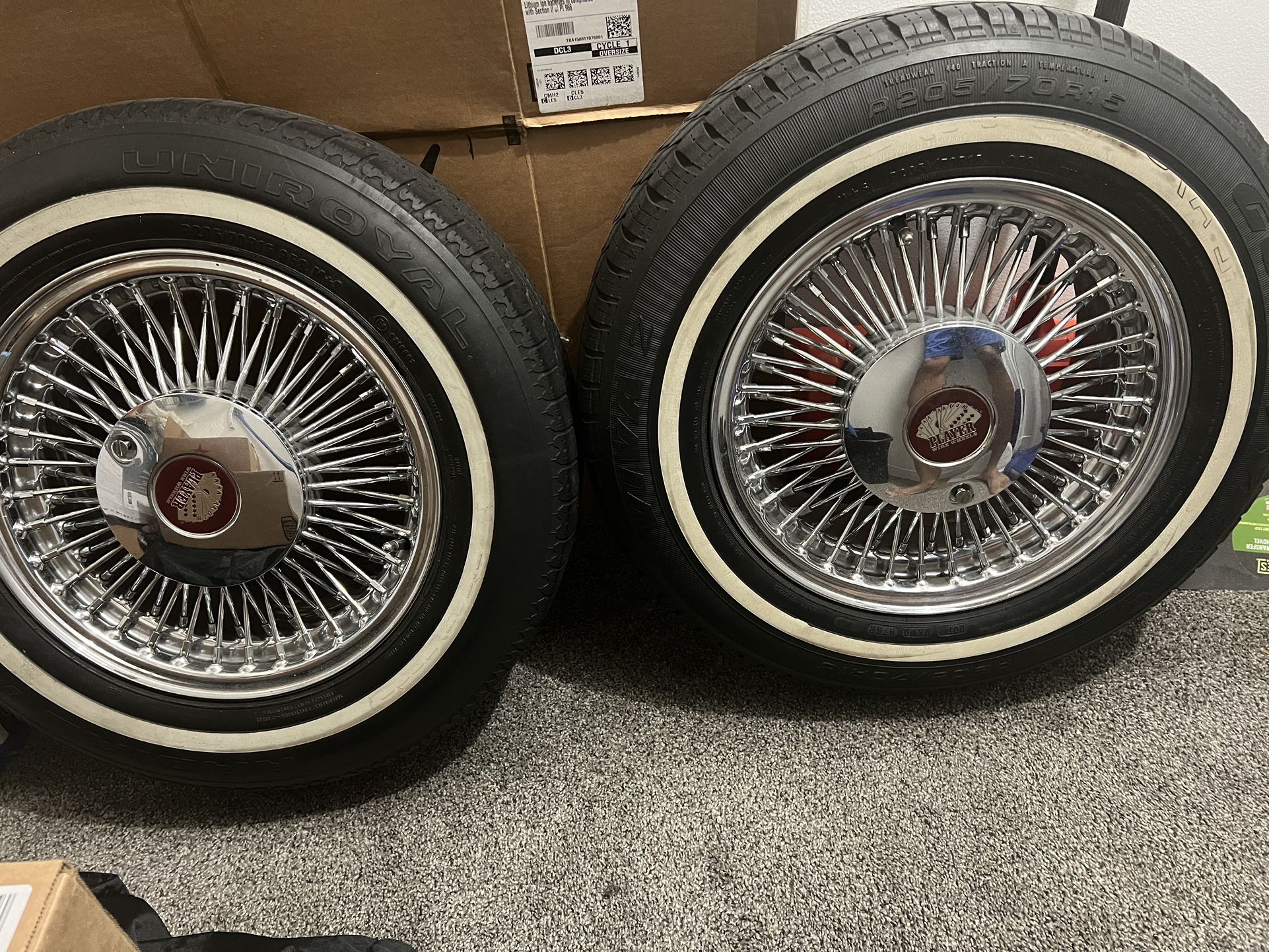 15 Inch Player Wire Wheels “SPOKES”