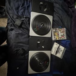 Dj Hero 1&2 W/ 2 Decks And Sensors For PS3
