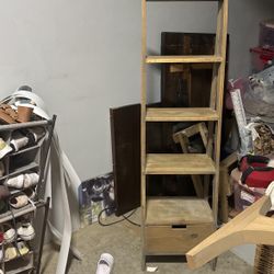 Ladder Storage Shelf 