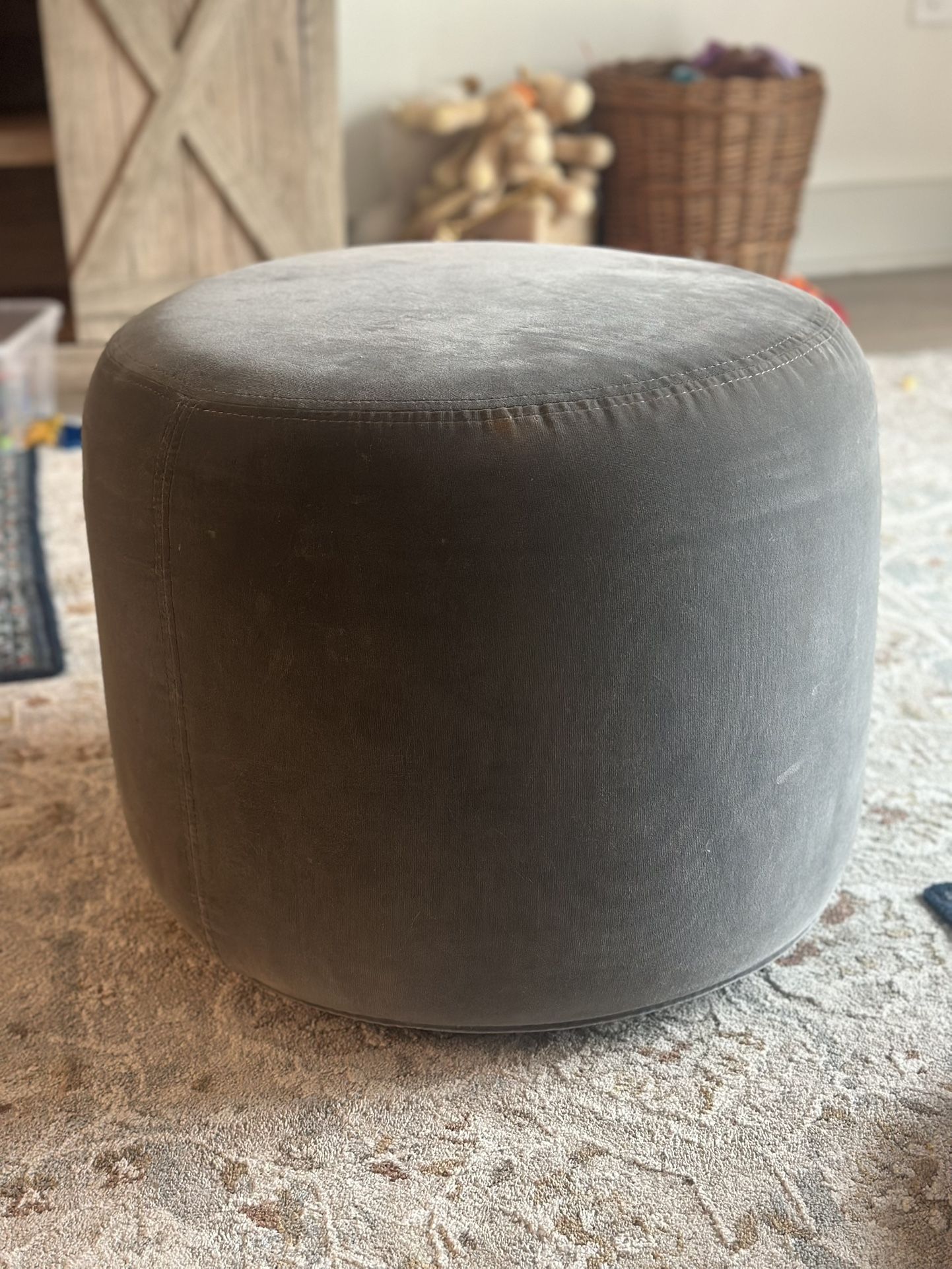 Grey Ottoman IKEA