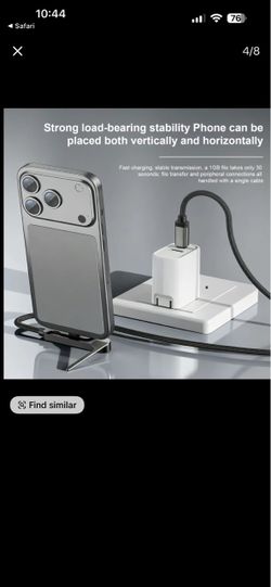 Brand New 6ft MOJUE 100W USB-C Cable with Folding Phone Stand