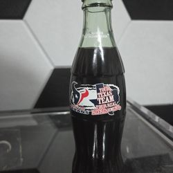 Coca-cola Bottle Texans 2002 Inaugural Season