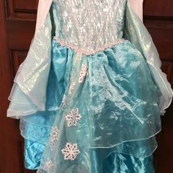 Frozen Elsa Dress Size 5/6 