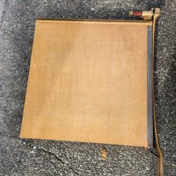 VINTAGE INGENTO NO.7 31"X31" GUILLOTINE STYLE PAPER TRIMMER IN GREAT WORKING CONDITION 