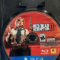 PS4 Red Dead Redemption 2 Play Disc Only Missing Data Disc
