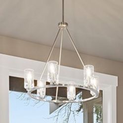 Brushed Nickel Kitchen/Dining Light Fixtures