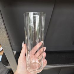 Starburst Etched Mini Hurricane Vases