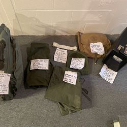 Military Bags- Vintage-All $20