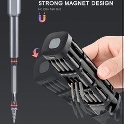 BRAND NEW 46-in-1 Small Screwdriver with 42 Magneitc Bits Torx Star for Computer Laptop Macbook Xbox Phone Eyeglasses Switch RC Watch DIY