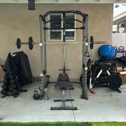 Squat Rack & Cable Set