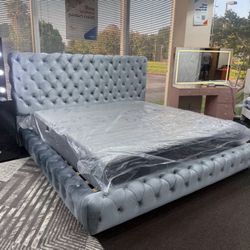 New King Size Bed & Hybrid Mattress - Pay On Delivery