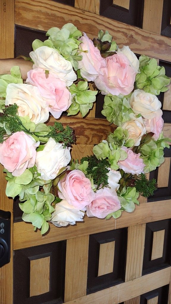 Pink & Ivory Wreaths