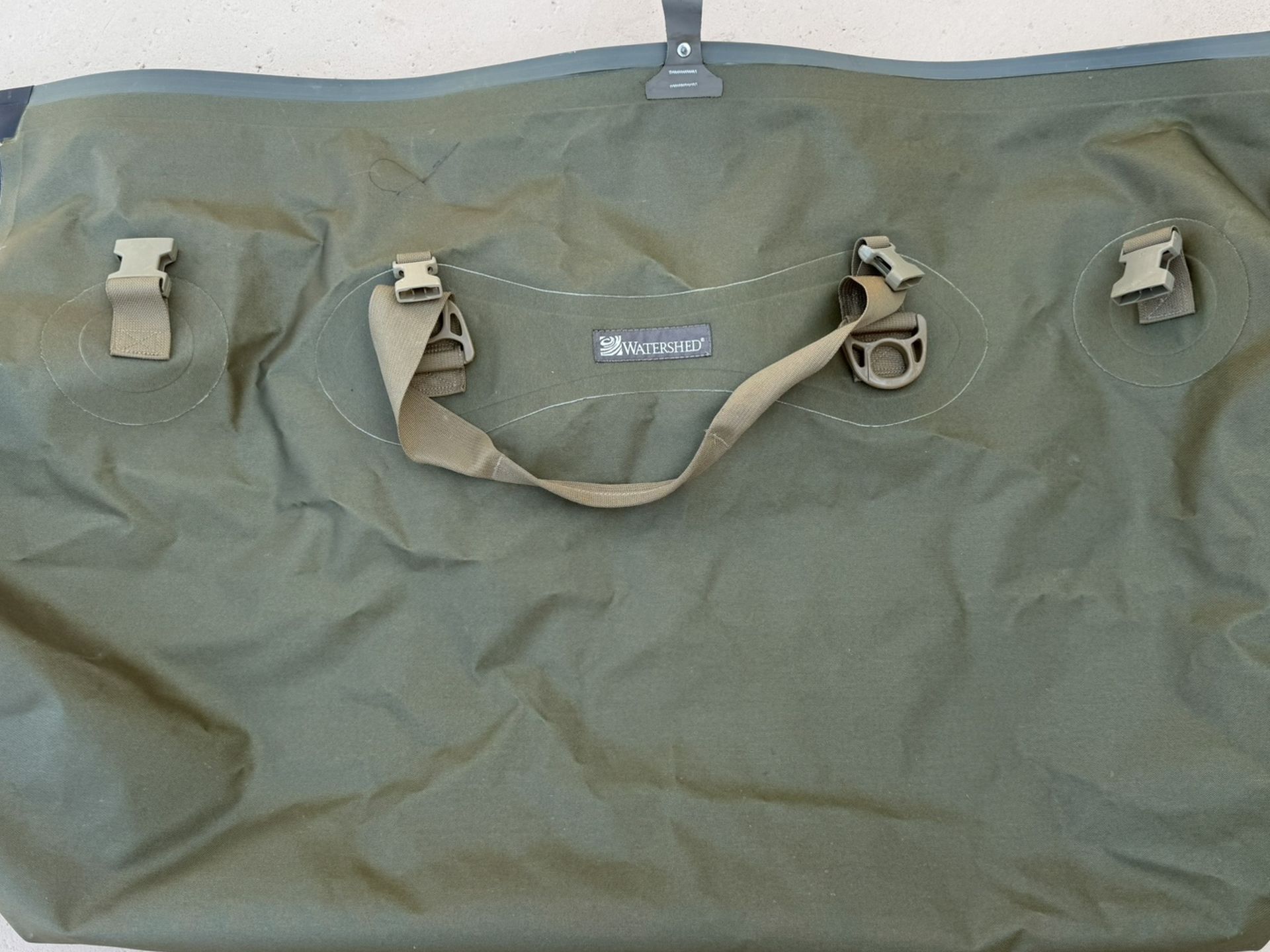 Watershed Mississippi Dry Bag – Waterproof Submersiblef Duffel - Olive Drab Green