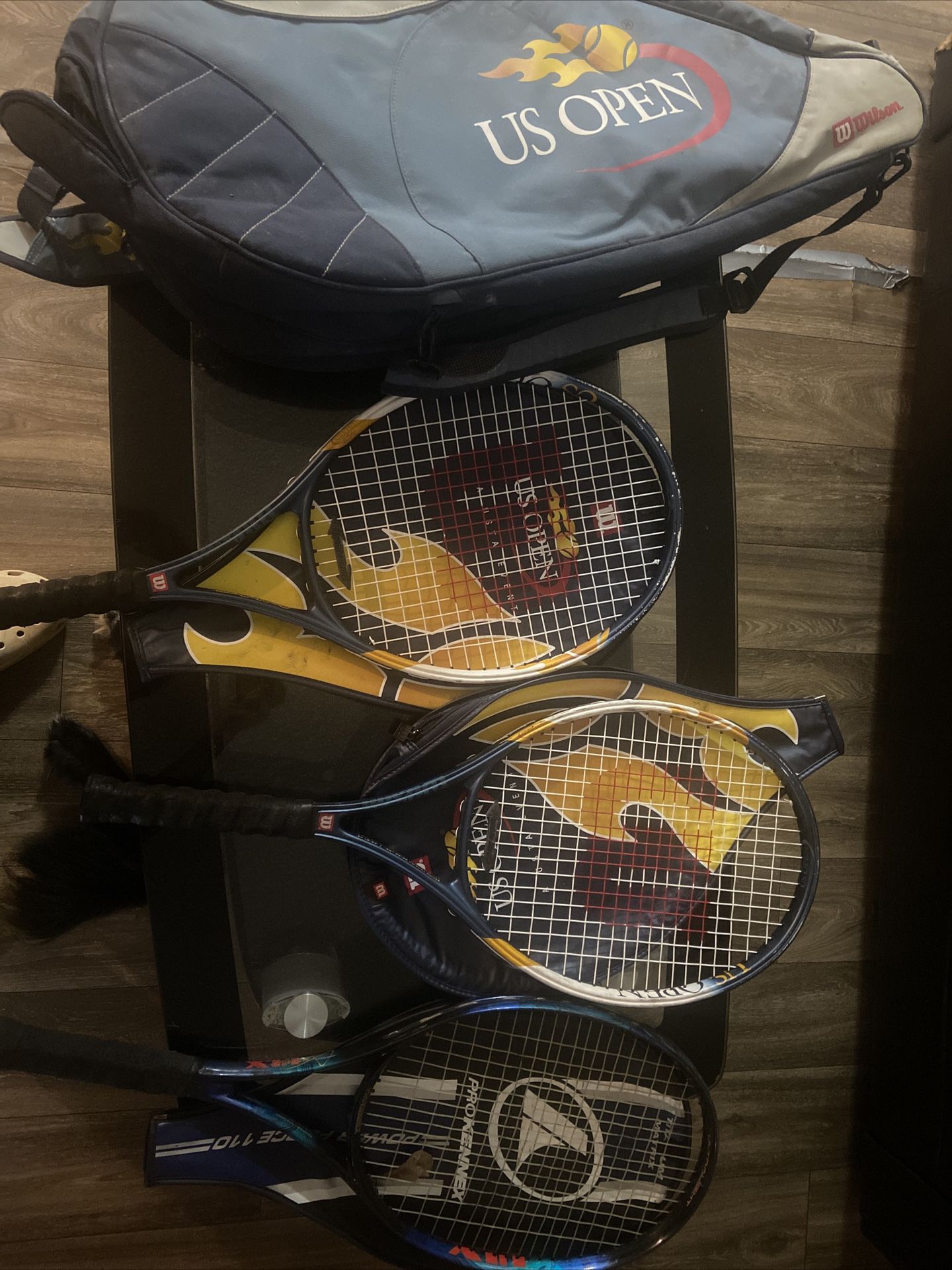 Tennis Racket And Carrier 