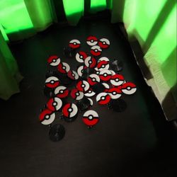 40 High Gloss Pokémon Jewelry Charms/Free Pokémon Key Chain with every Order!