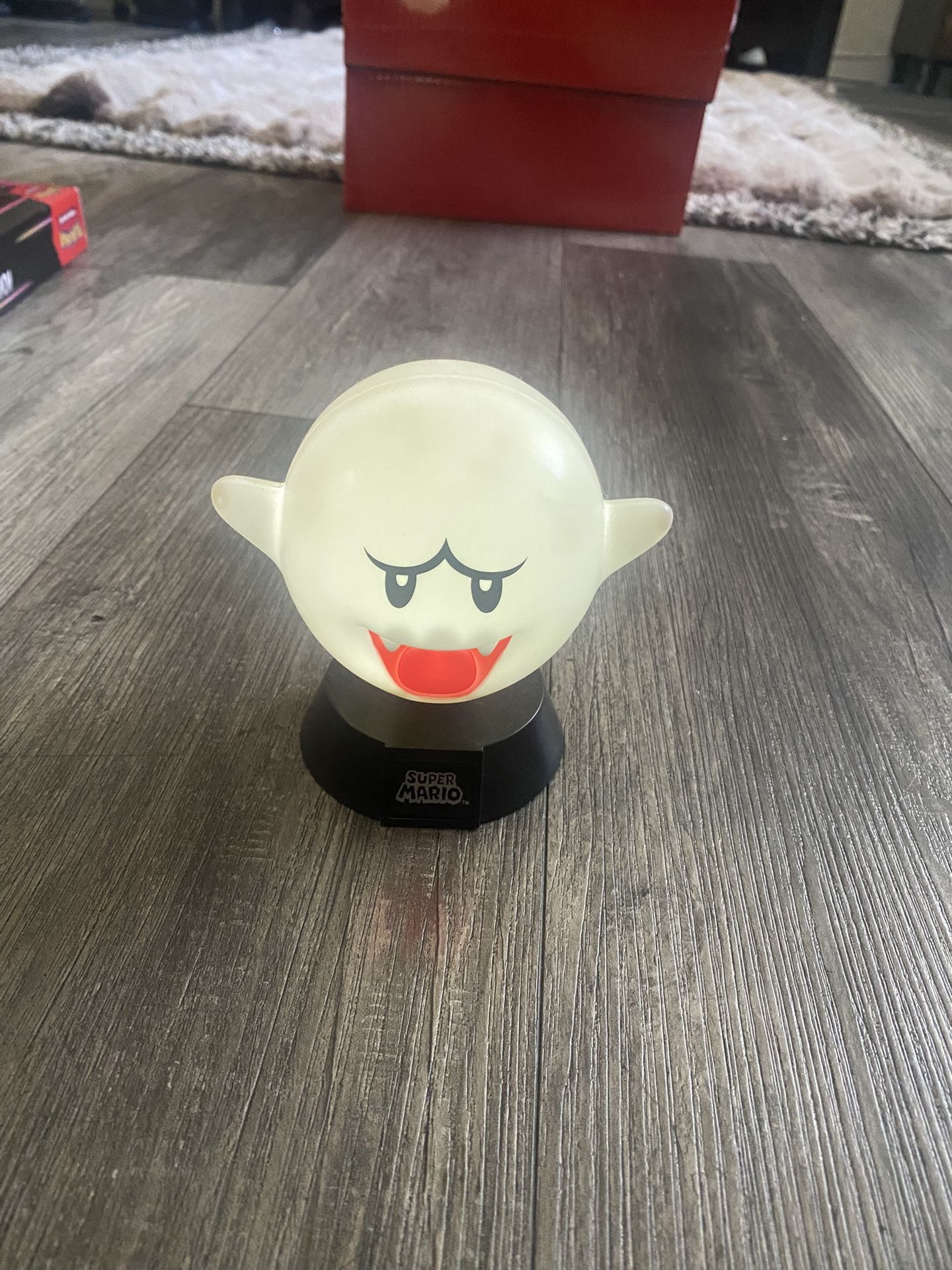 Pacman and super Mario bros Boo Gaming light up stands