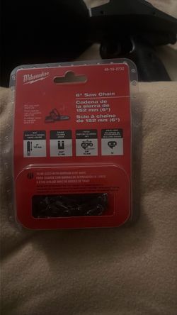 Milwaukee 6inch saw chain