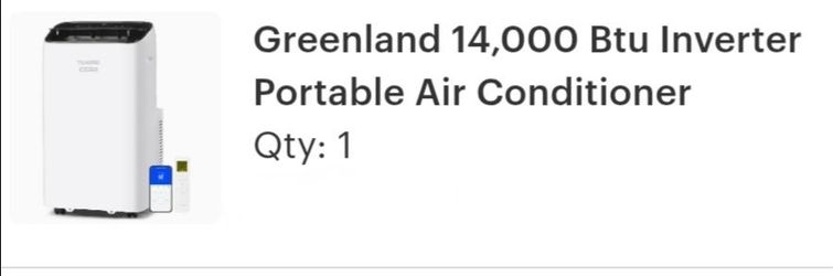 Greenland 14,000 BTU Inverter Portable Air Conditioner