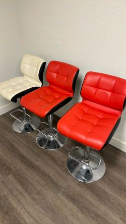 Bar Stool, height adjustable, Set of 2 + 1