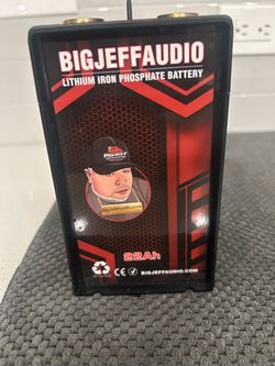 Big Jeff audio lithium battery