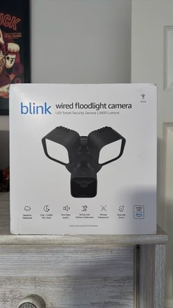 Blink wired floodlight camera