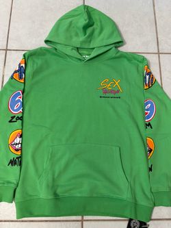 Green Chrome Hearts "Sex Records" Hoodie