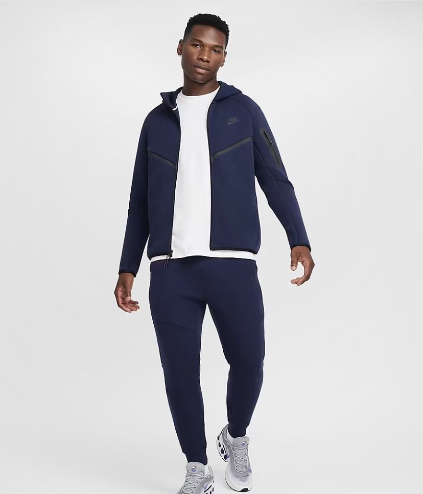 NIKE TECH OBSIDIAN/BLACK FULL ZIP WINDRUNNER HOODIE