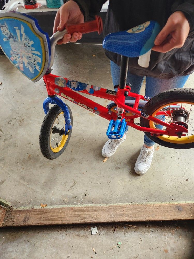 Kids Paw Patrol Bike