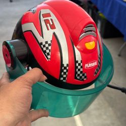 Kids Race Car Helmet And Coustume