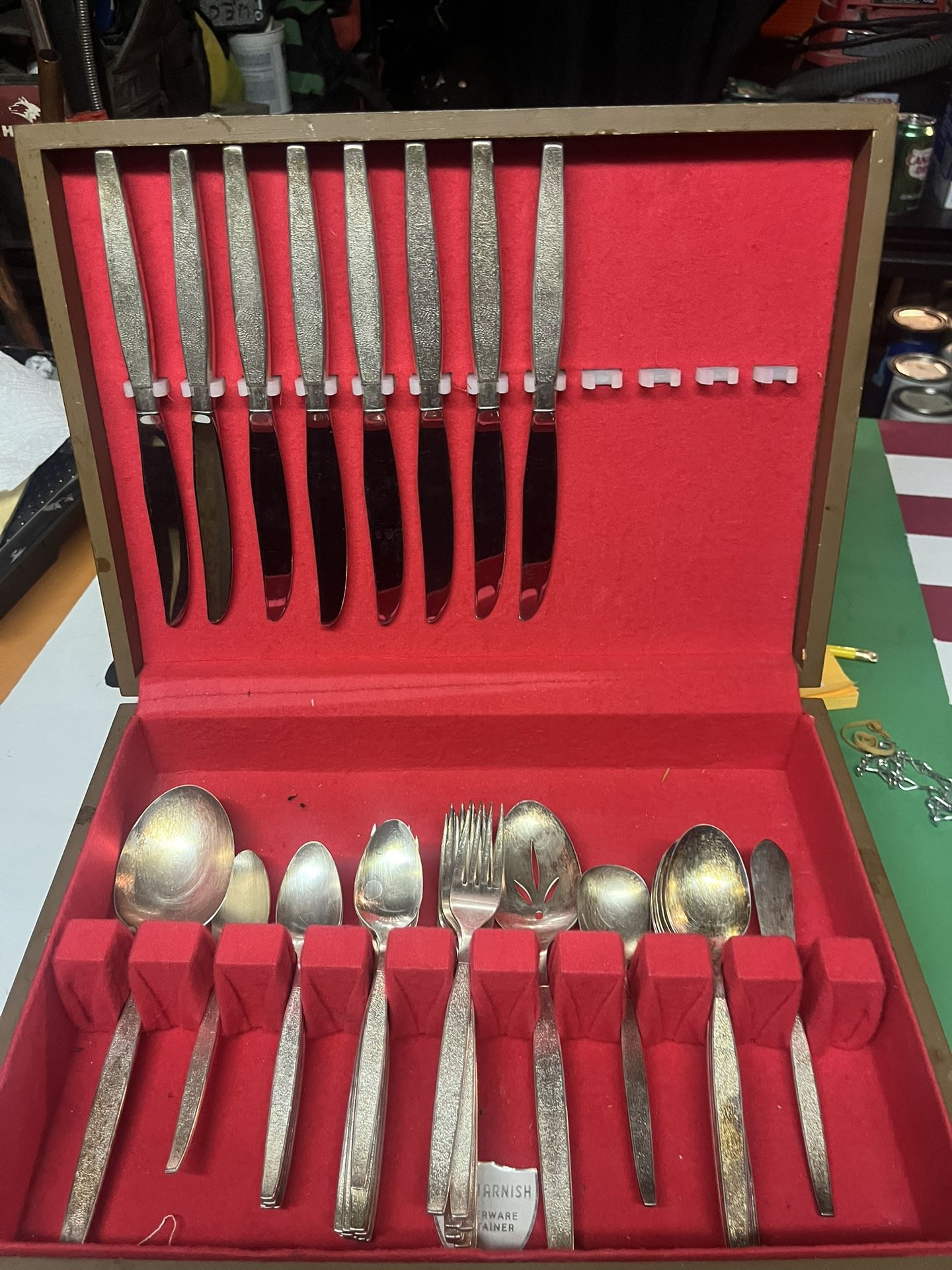 Antique Community Silver Plated Silverware Set 