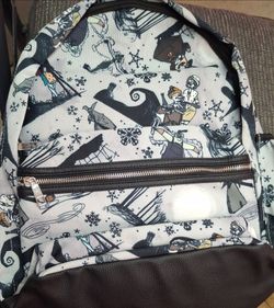 Nightmare Before Christmas Print Backpack