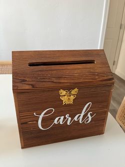 Card box and stands