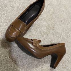  Heel Brown  Shoes 