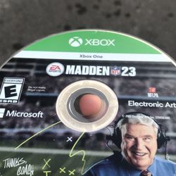 Xbox Madden 23 Disc 